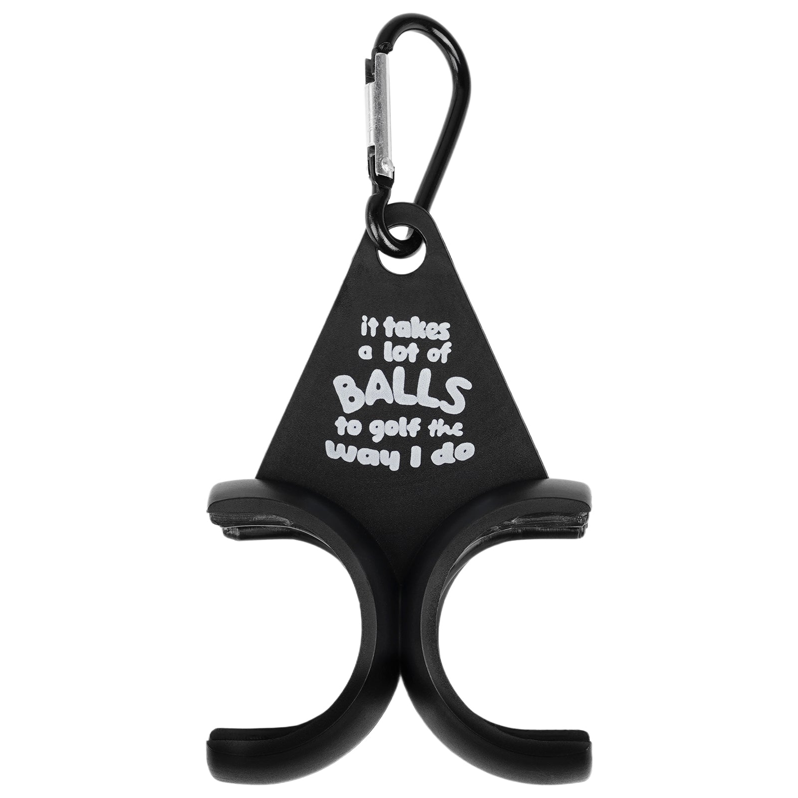 Golf Ball Holder 3D Funny Printed with 2 Tee Slots