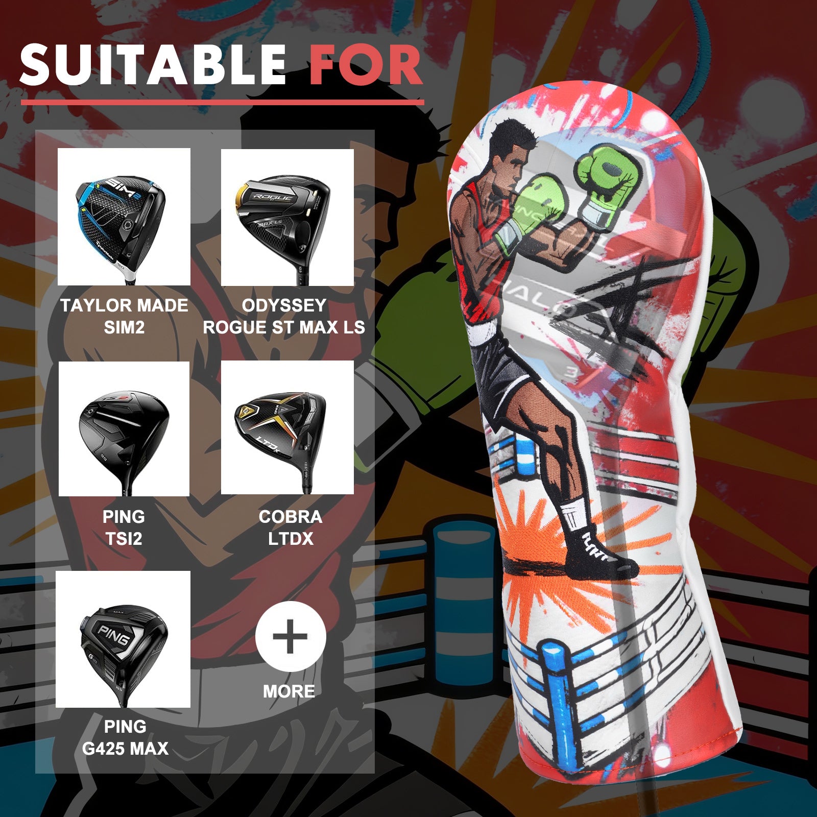 Boxer Driver Headcover