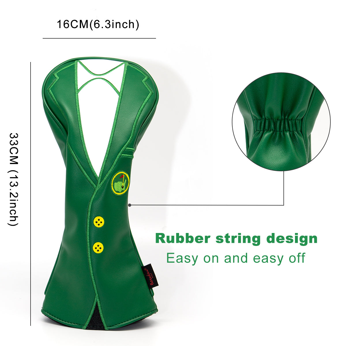 Green Suit Driver Headcover