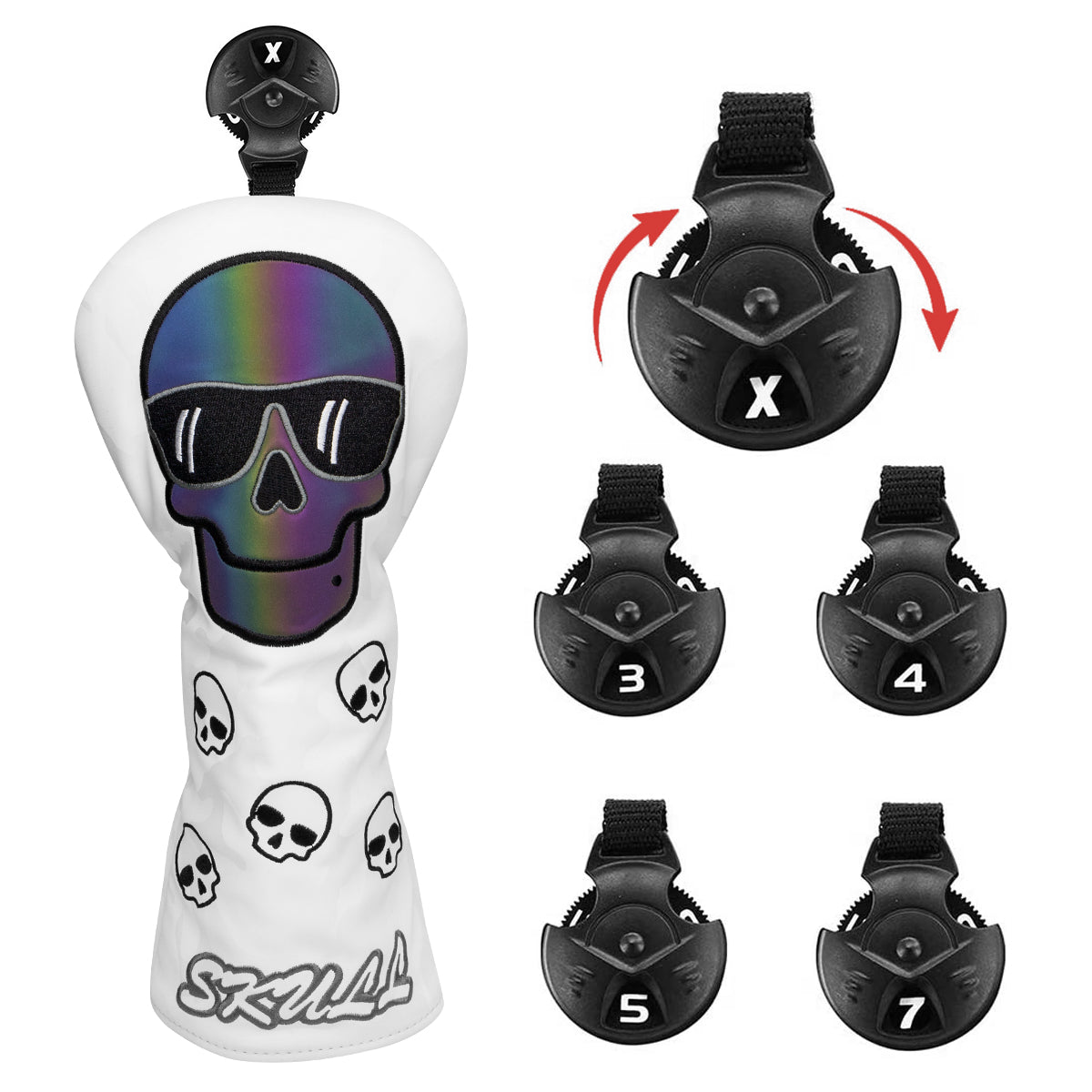 Write Skull Driver/Fairway/Hybrid Headcover