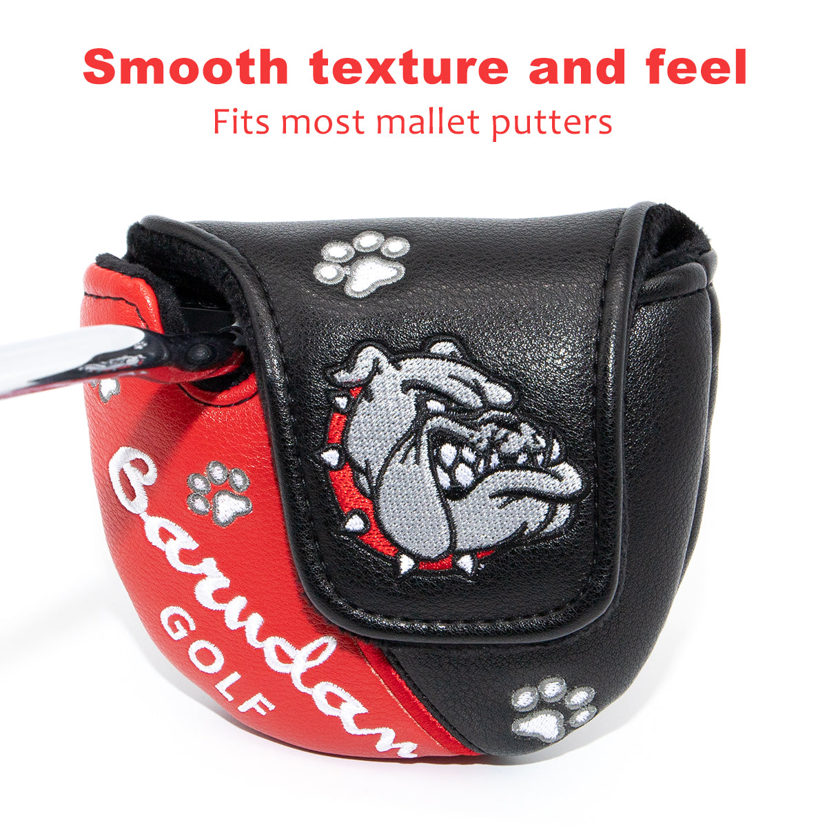 Bulldogs Golf Putter Mallet Headcover