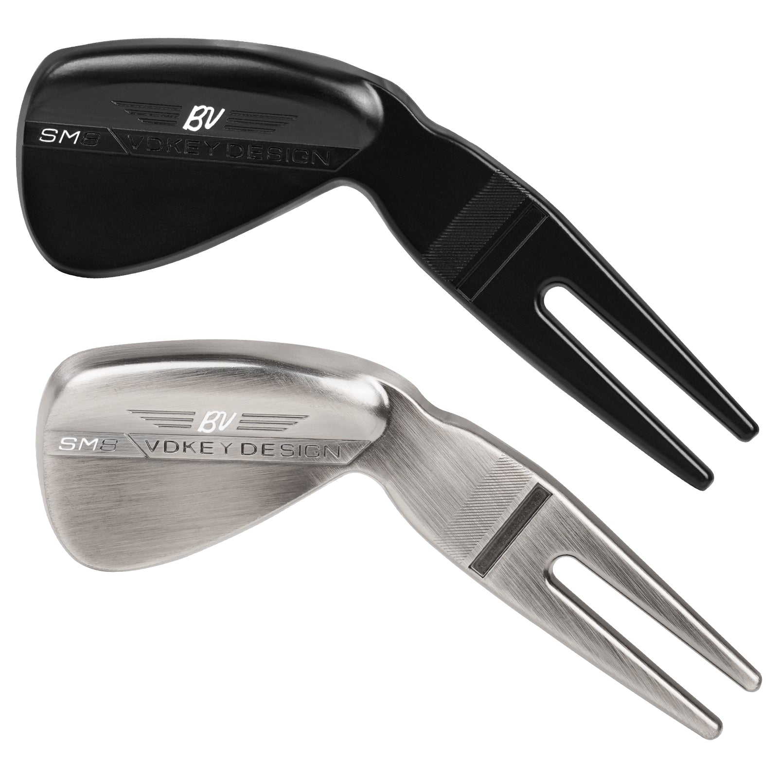 Black/Silver Golf Club Ball Divot Tools Repair Tool