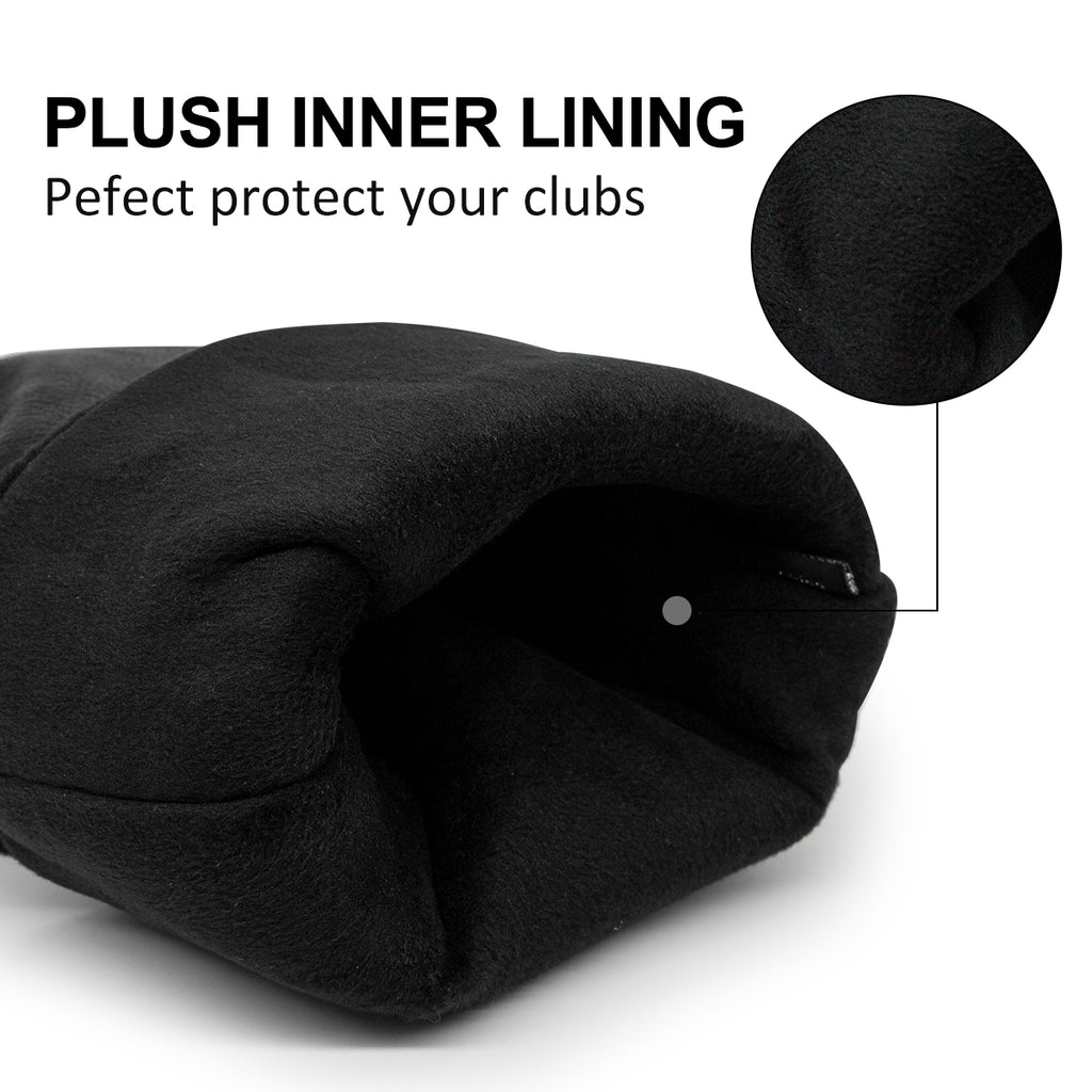 Black Golf Sports Style Driver/Fairway/Hybrid Headcover