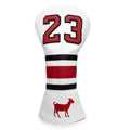 White Golf Sports Style Driver/Fairway/Hybrid Headcover