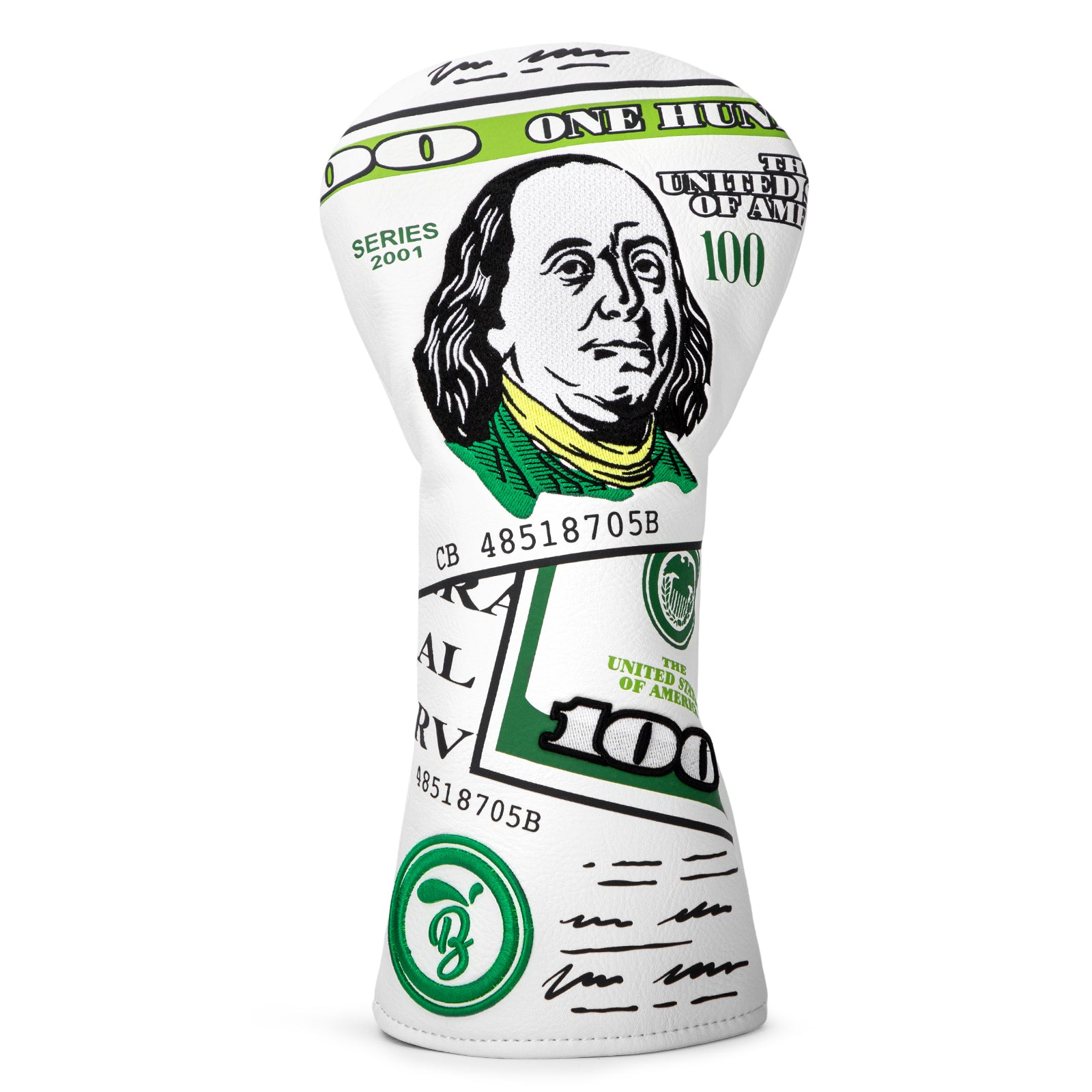 Golf Club Covers 3D Embroidery Dollars Driver Headcover