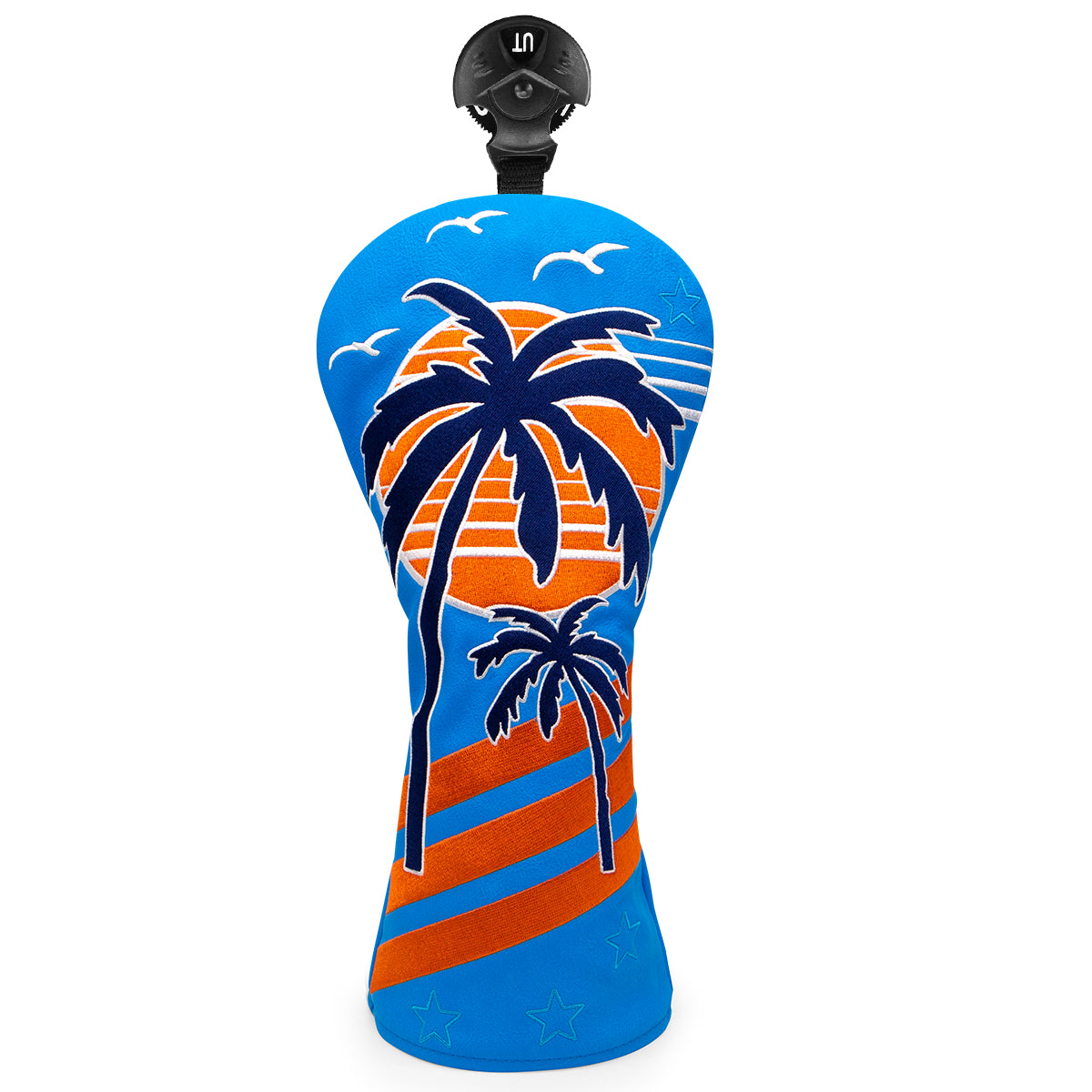 Blue Coconut Tree Driver/Fairway/Hybrid Headcover