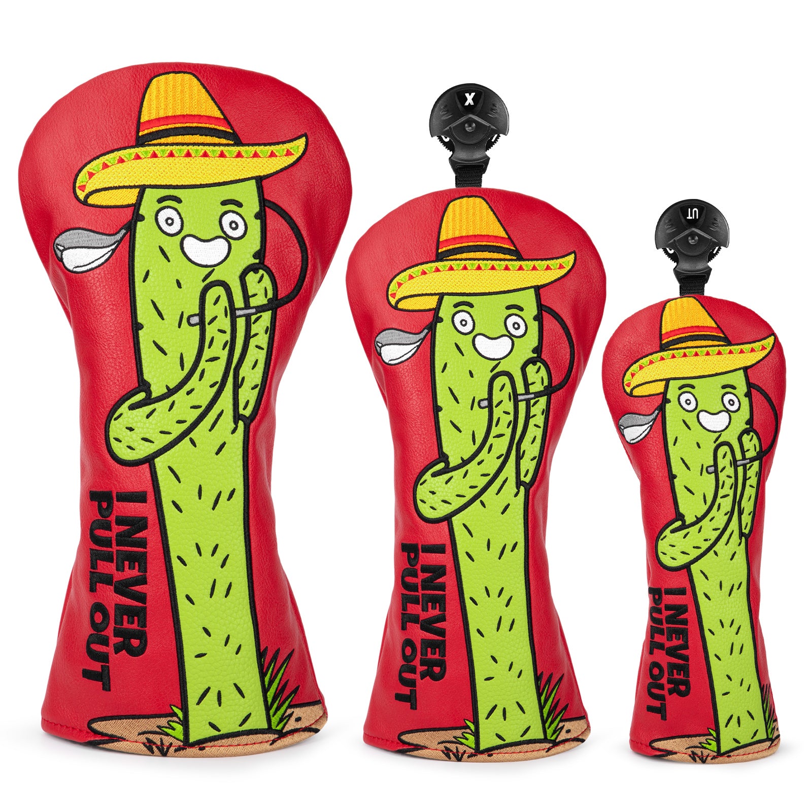 Mexican Cactus Driver/Fairway/Hybrid Headcover