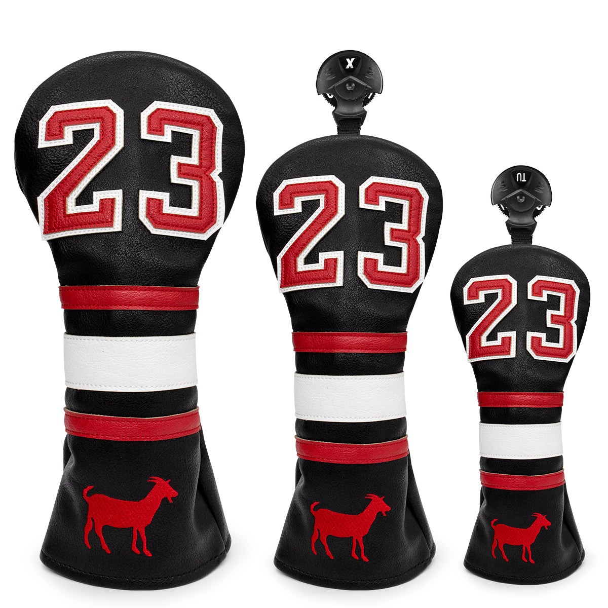 Black Golf Sports Style Driver/Fairway/Hybrid Headcover