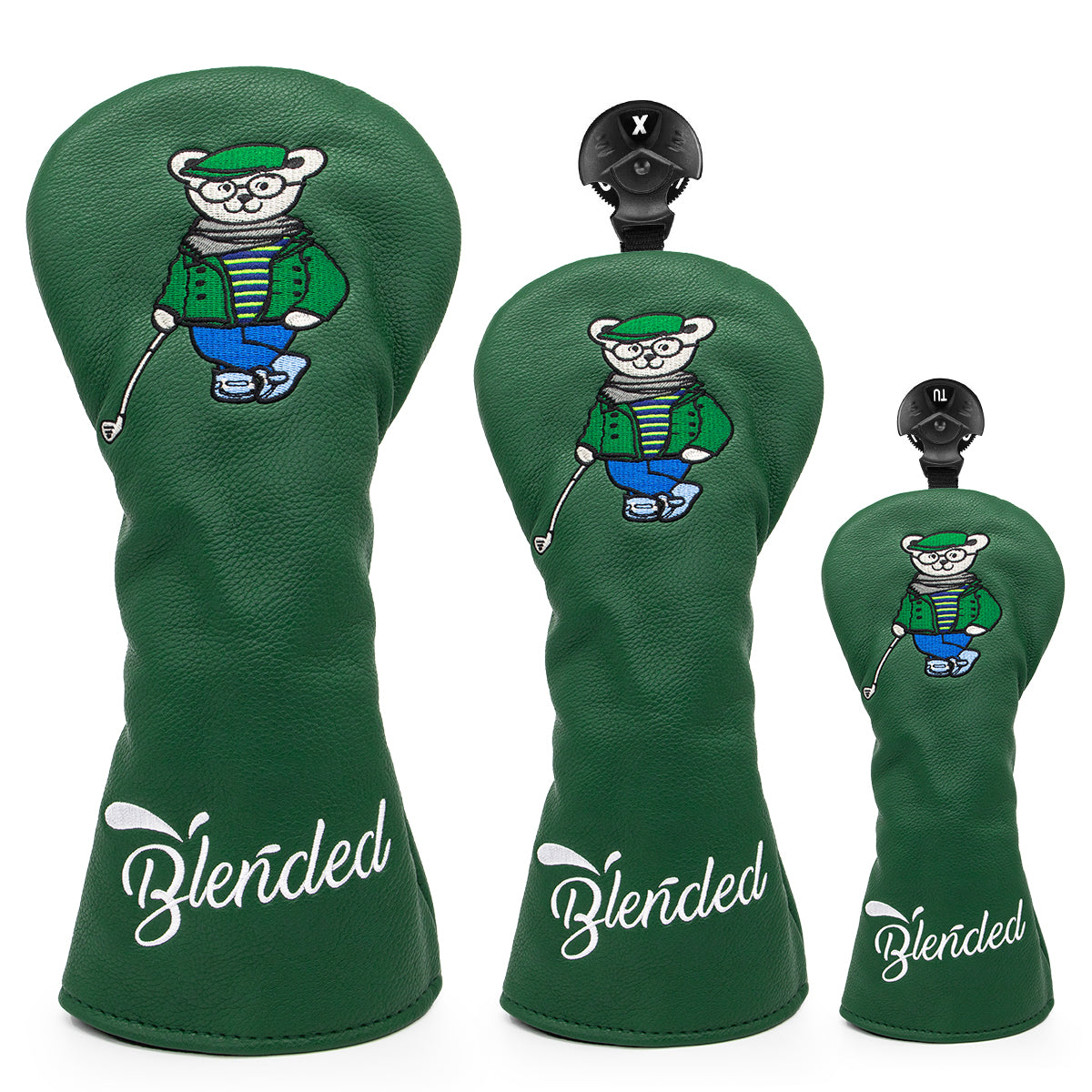 Green Bear Driver/Fairway/Hybrid Headcover