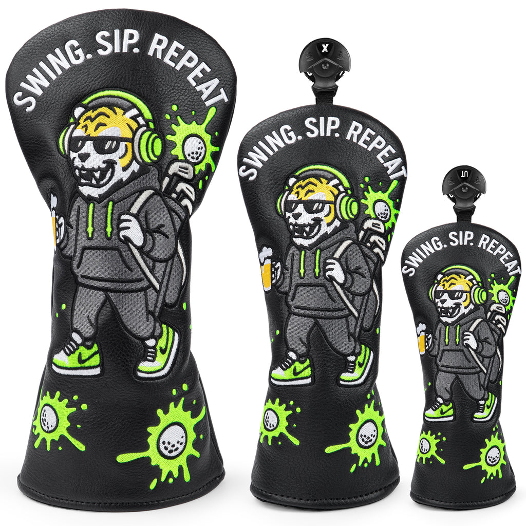 Funny Tiger Driver/Fairway/Hybrid Headcover