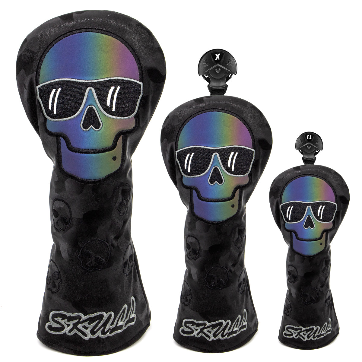 Black Skull Driver/Fairway/Hybrid Headcover