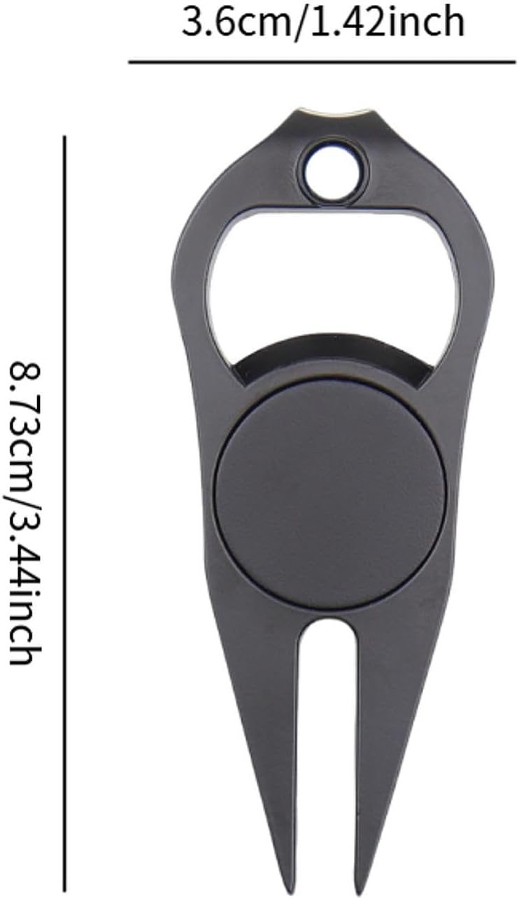 Golf Repair Tool Golf Putting Green Fork Bottle Opener Turf Repair