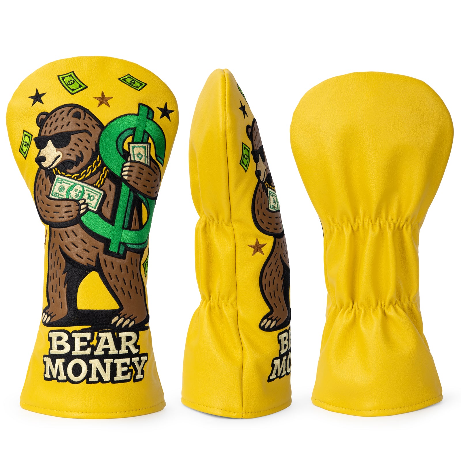Embroidery Dollar Bears Driver/Fairway/Hybrid Headcover