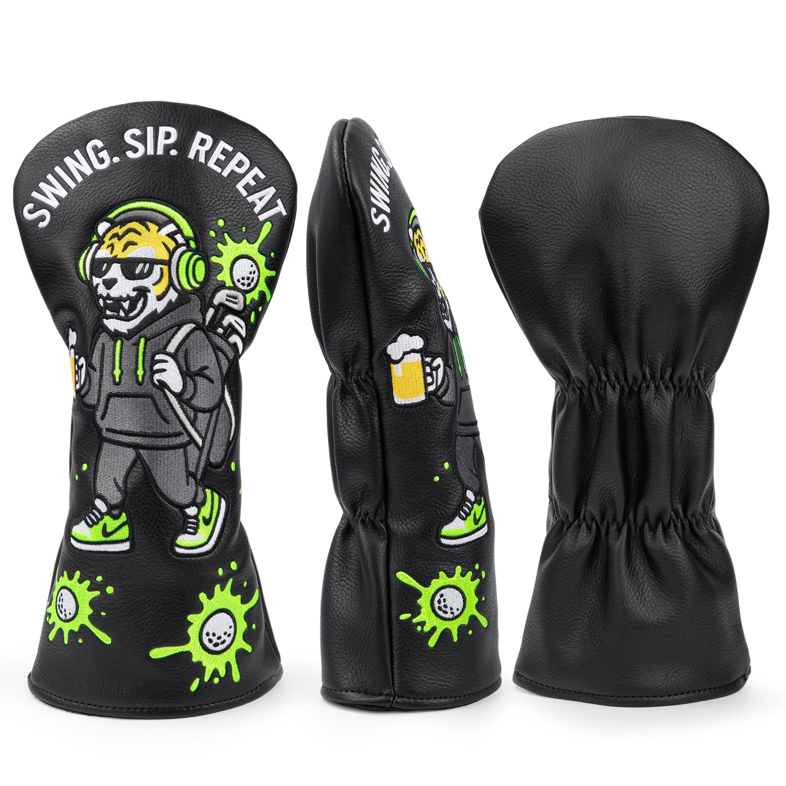 Funny Tiger Driver/Fairway/Hybrid Headcover