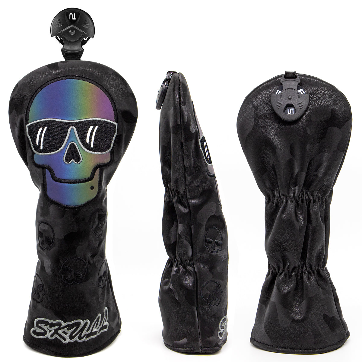 Black Skull Driver/Fairway/Hybrid Headcover