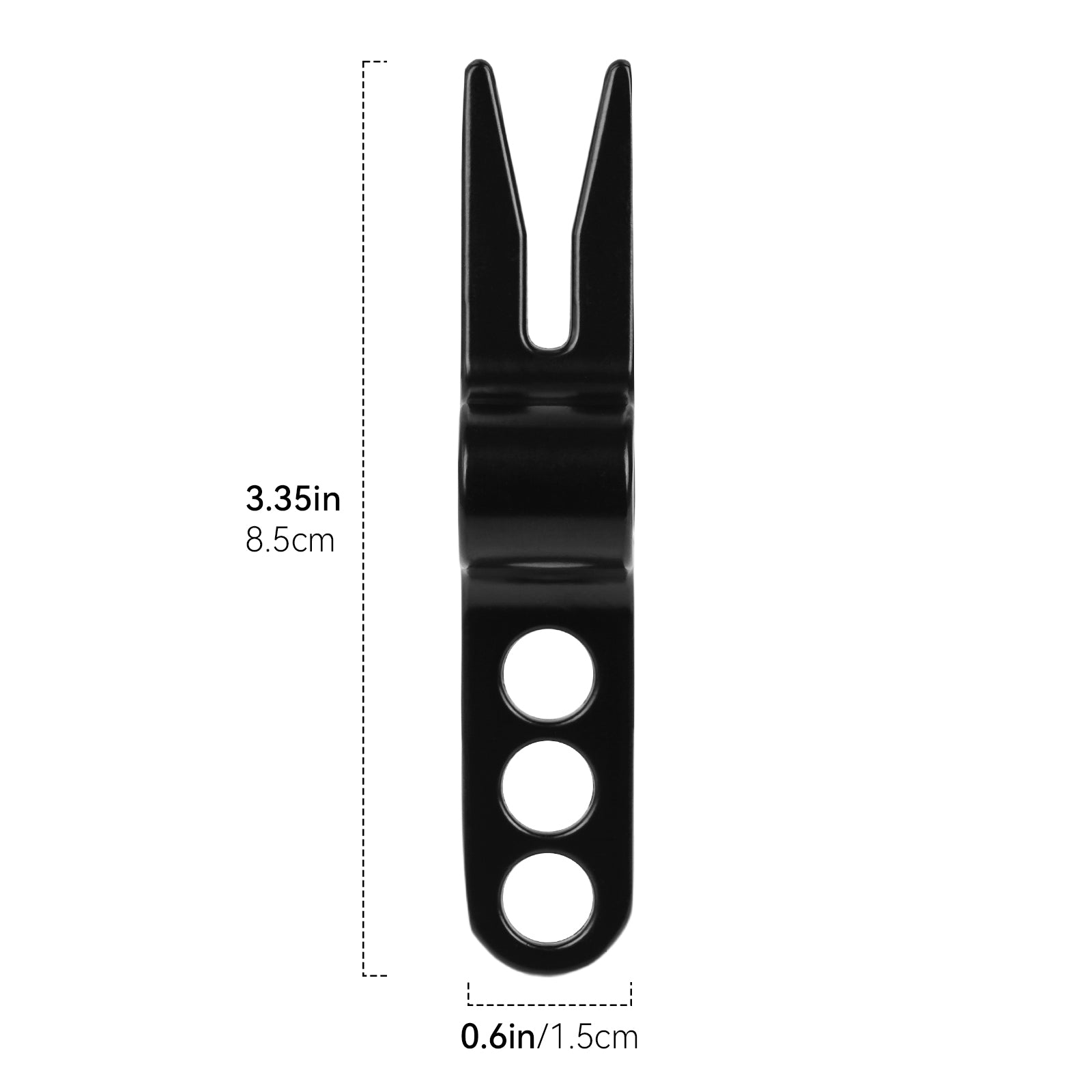 Black/Silver Golf Ball Divot Tools Repair Tool