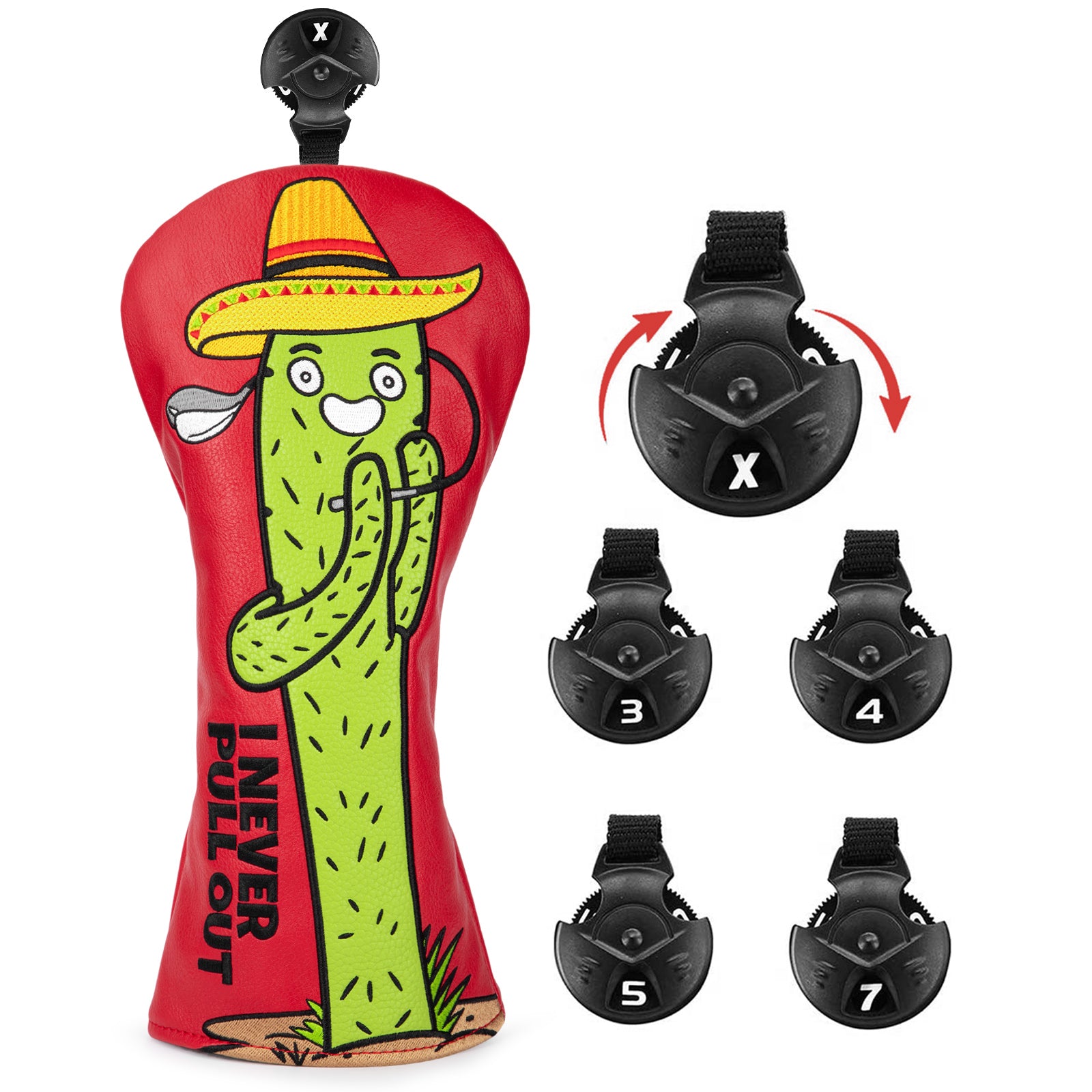 Mexican Cactus Driver/Fairway/Hybrid Headcover