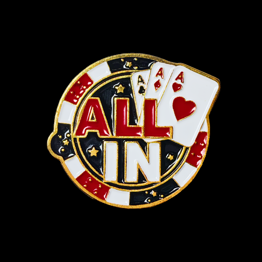 All In Poker Golf Ball Marker