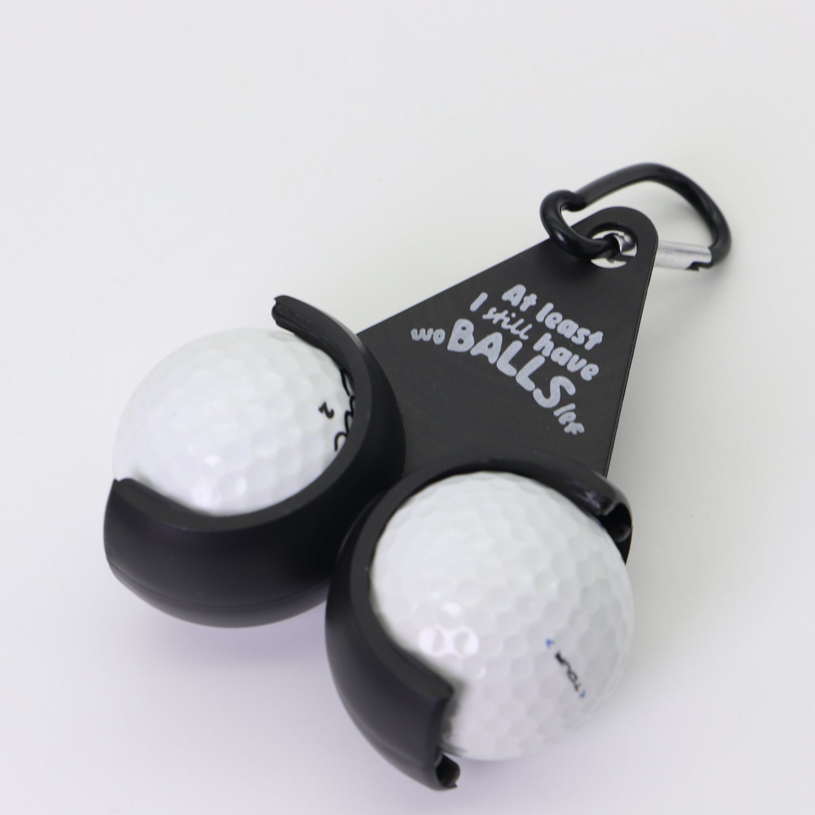 Golf Ball Holder 3D Funny Printed with 2 Tee Slots