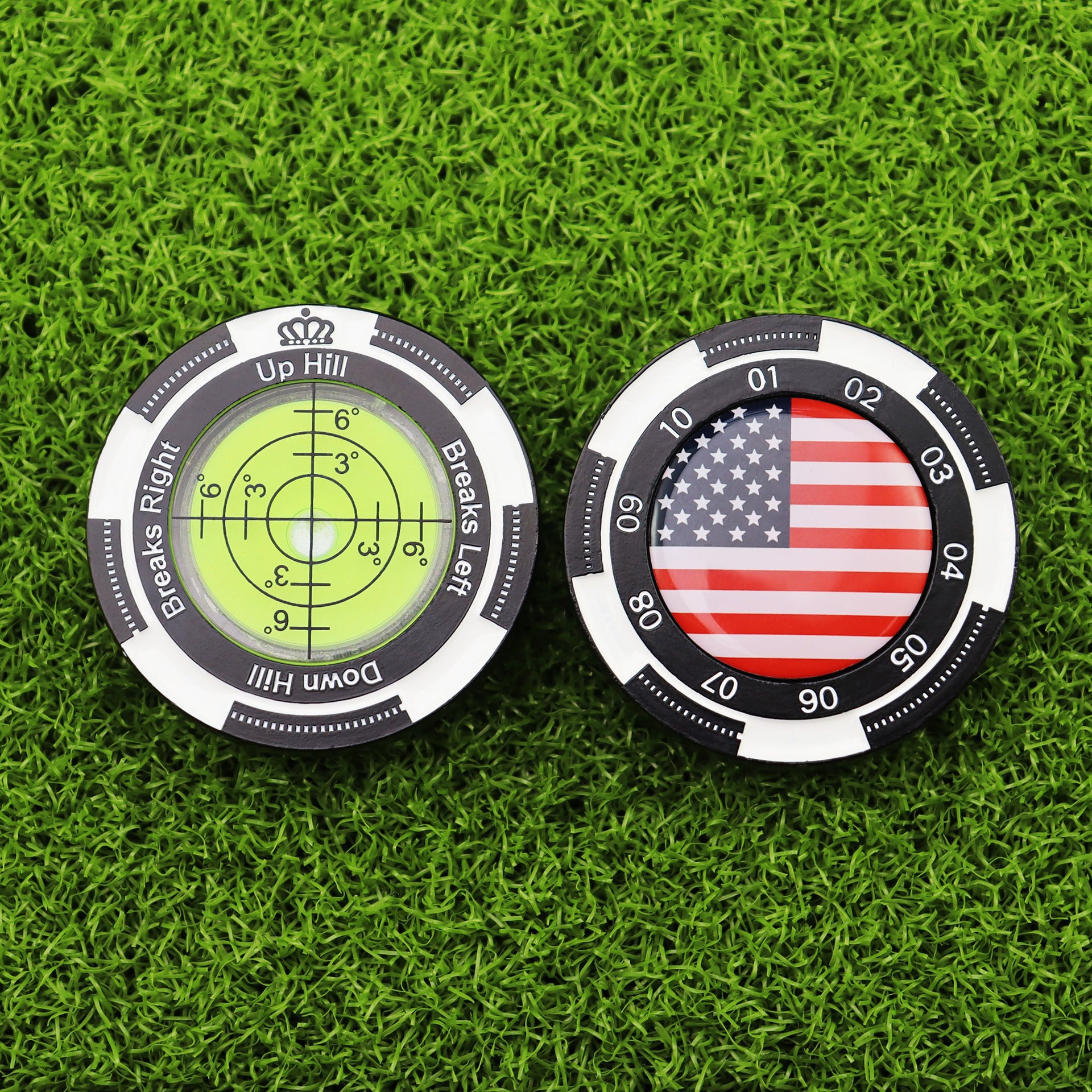 High Precision Golf Green Reader Funny Ball Marker